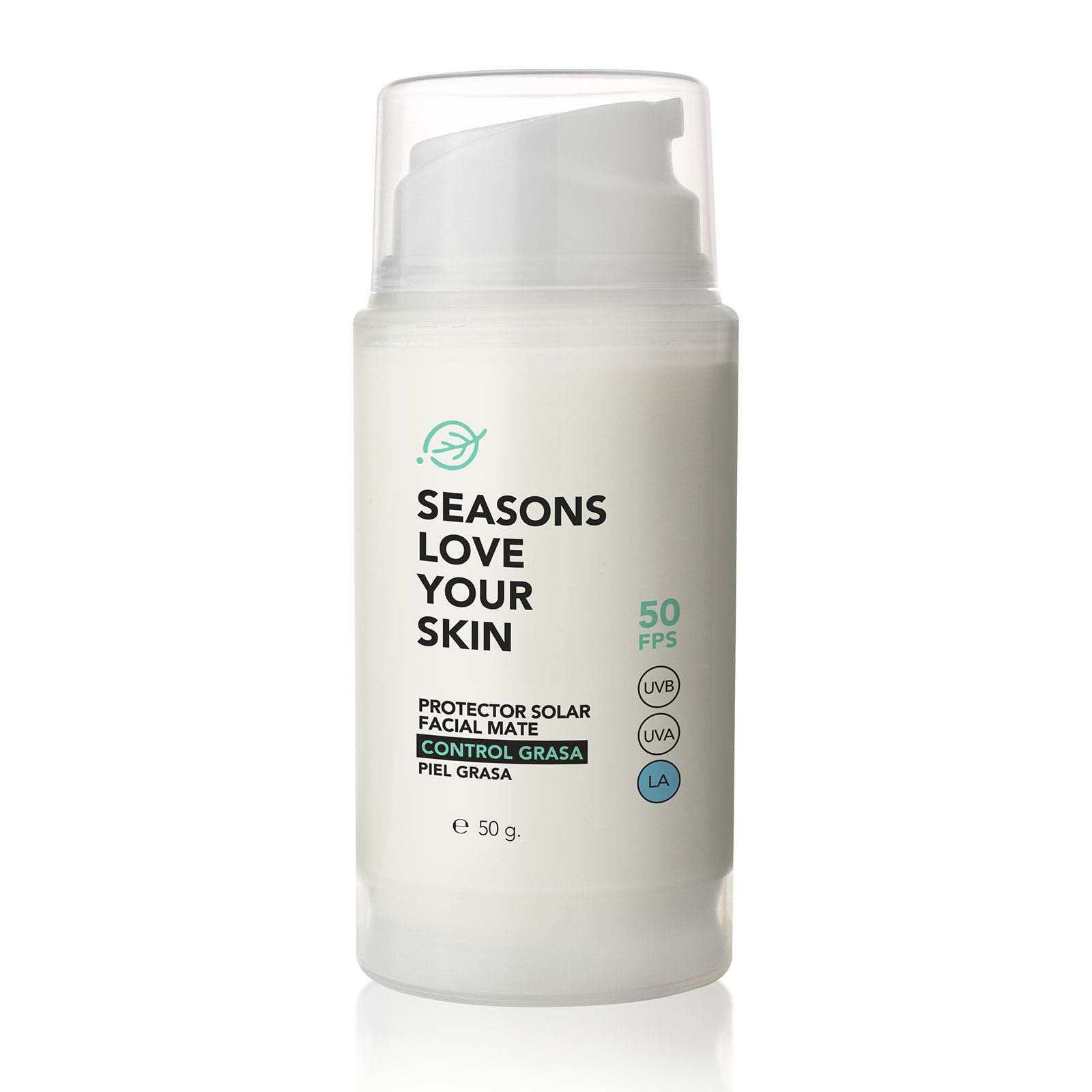 Seasons Love Your Skin Protector solar facial efecto matificante para piel mixta a grasa con niacinamida 50 g