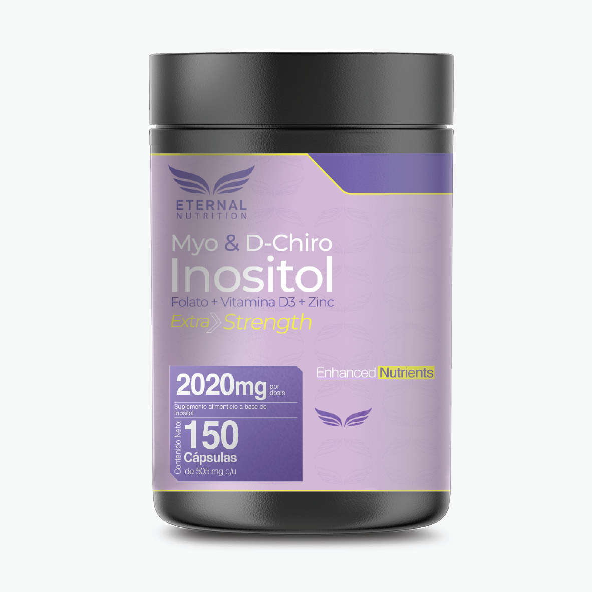 Essentials Inositol 40:1 + Myo & D-Chiro (150 Cápsulas)