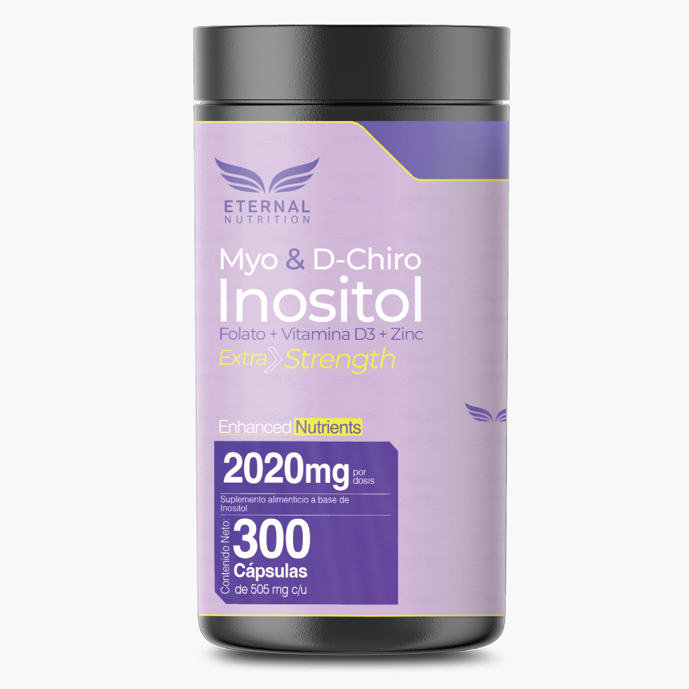Essentials Inositol 40:1 + Myo & D-Chiro (300 Cápsulas)
